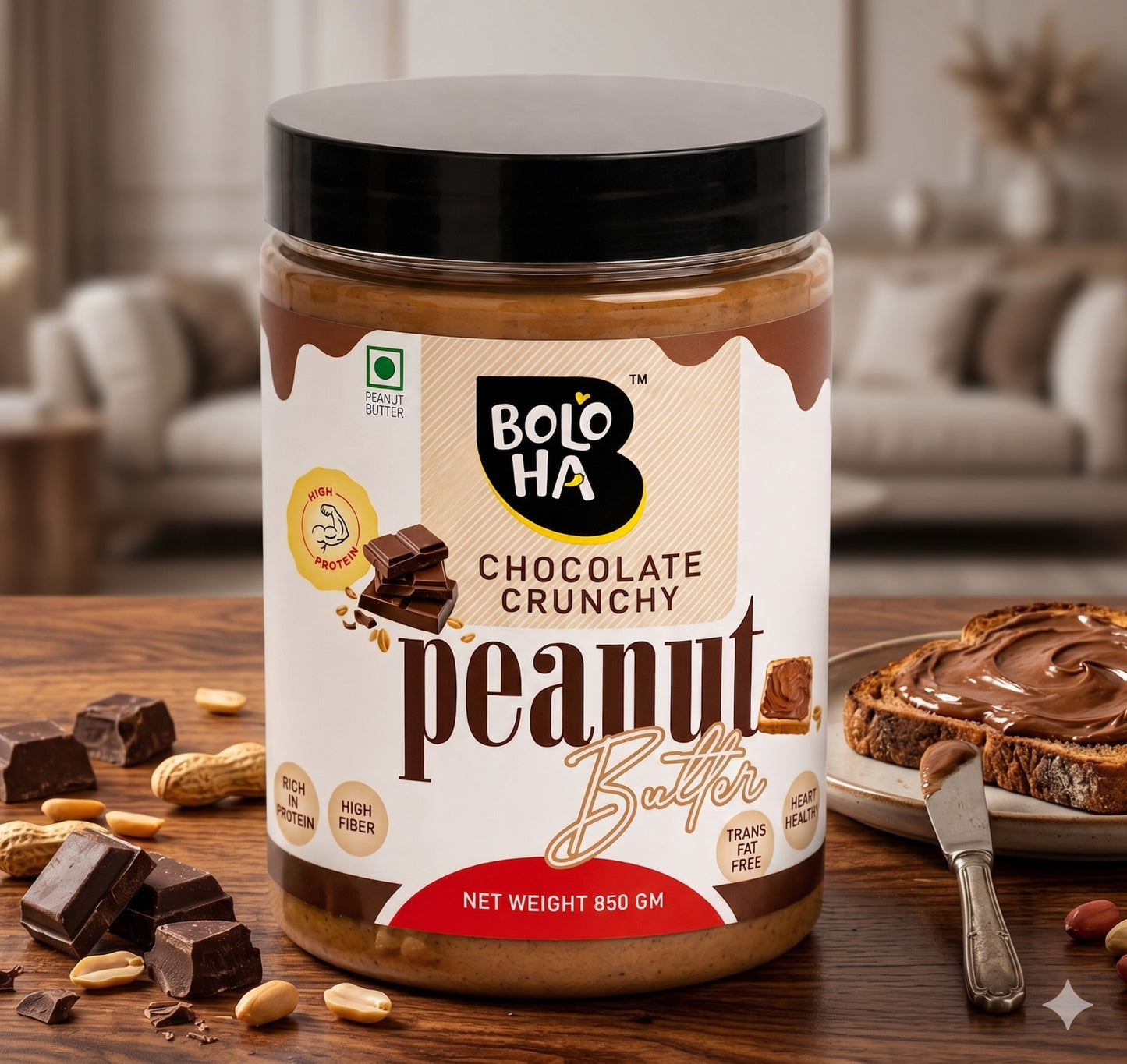 Chocolate Peanut Butter – Crunchy